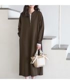 【23区/NIJYUSANKU】の【SLOW/一部店舗限定】ハイゲージテリー ハーフジップ ワンピース 人気、トレンドファッション・服の通販 founy(ファニー) ファッション Fashion レディースファッション Fashion for Women ワンピース Dresses インナー Innerwear 春 Spring コンパクト Compact, Small Size ジップ Zip, Zipper タンク Tank Top, Sleeveless Top タートルネック Turtleneck, High Neck ドローストリング Drawstring, Pull Cord パーカー Hoodie, Parka フロント Front, Front Design リラックス Relax, Relaxed Fit ループ Loop, Loop Knit S/S・春夏 SS, Spring/Summer, Warm Season 夏 Summer 2026年 2026 thumbnail ダークブラウン系|ID: prp329100004899541 ipo3291000000036657649