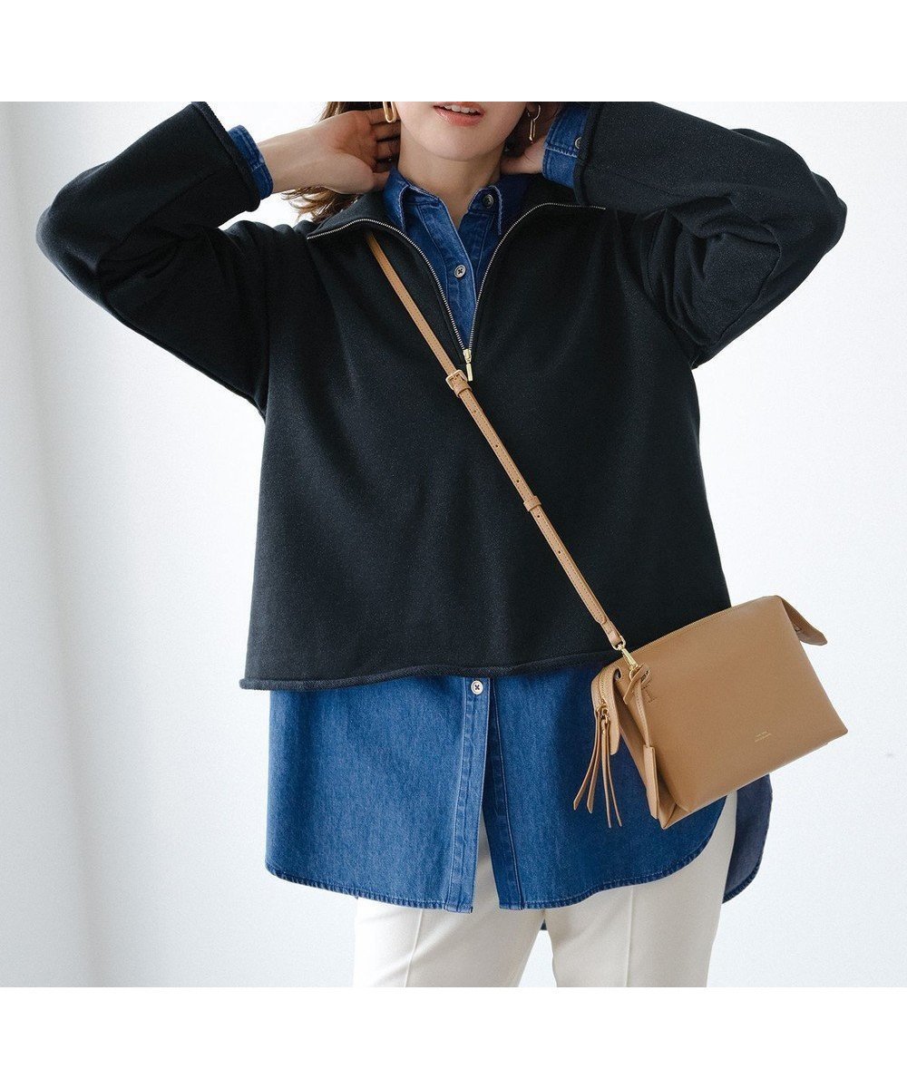 【23区/NIJYUSANKU】の【Oggi掲載】シャイニーコットンテリー ハーフジップ スウェット インテリア・キッズ・メンズ・レディースファッション・服の通販 founy(ファニー) 　雑誌掲載アイテム　Magazine Picks & Fashion Features　ファッション雑誌　Fashion Magazines　オッジ　Oggi　ファッション　Fashion　レディースファッション　Fashion for Women　トップス・カットソー　Cut & Sew Tops　レディースパーカー・カジュアルフーディー　Casual Hoodies & Sweatshirts　スウェット・クルーネックトップス　Sweatshirts & Crewnecks / Relaxed Fit Sweat Tops　インナー　Innerwear　春　Spring　カットソー　Cut and Sewn Top　今季　This Season, Current Season　3月号　March Issue　スウェット / スエット　Sweatshirt, Sweatwear　雑誌　Magazine, Fashion Magazine　タートルネック　Turtleneck, High Neck　トレンド　Trend, Trending Now　ループ　Loop, Loop Knit　S/S・春夏　SS, Spring/Summer, Warm Season　おすすめ　Recommended / Our Picks　夏　Summer　エレガント 上品　Elegant　2026年　2026　ネイビー系|ID: prp329100004899566 ipo3291000000036657854