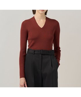 【アイシービー/iCB】の【新色追加】 エクストラファインメリノリブ Vネックプルオーバー 人気、トレンドファッション・服の通販 founy(ファニー) ファッション Fashion レディースファッション Fashion for Women トップス・カットソー Cut & Sew Tops ニット Knit Tops & Sweaters カジュアルプルオーバー・ニットトップス Pullovers & Knit Tops / Casual Pullovers Vネックトップス V-Neck Tops / V-Cut Neckline Shirts インナー Innerwear 今季 This Season, Current Season ジャケット Jacket, Outerwear セーター Sweater, Knitwear 定番 Standard, Basic Item 人気 Popular, Best Seller リブニット Rib Knit, Ribbed Knit A/W・秋冬 Autumn/Winter おすすめ Recommended / Our Picks エレガント 上品 Elegant 2025年 2025 2025-2026秋冬・A/W Autumn/Winter 2025–26 AW25–26 |ID:prp329100004899602