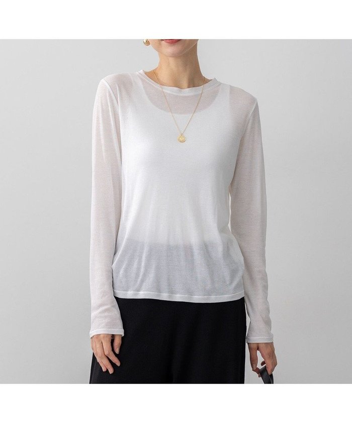 【23区/NIJYUSANKU】の【Oggi5月号掲載/洗える】シアー レイヤード TEE インテリア・キッズ・メンズ・レディースファッション・服の通販 founy(ファニー) https://founy.com/ 雑誌掲載アイテム Magazine Picks & Fashion Features ファッション雑誌 Fashion Magazines オッジ Oggi ファッション Fashion レディースファッション Fashion for Women トップス・カットソー Cut & Sew Tops シャツ・ブラウス・オフィスカジュアル Elegant Blouses & Button-Ups ロングTシャツ・Tシャツ Longline T-Shirts & Tees カットソー・ベーシックTシャツ Cut-and-Sewn Tops / Stretch Tees & Basics イエロー Yellow インナー Innerwear エアリー Airy Texture 春 Spring 洗える Machine Washable 5月号 May Issue カットソー Cut and Sewn Top コンパクト Compact, Small Size シアー Sheer, See-Through ジャケット Jacket, Outerwear 雑誌 Magazine, Fashion Magazine トレンド Trend, Trending Now A/W・秋冬 Autumn/Winter S/S・春夏 SS, Spring/Summer, Warm Season 夏 Summer エレガント 上品 Elegant ビジネス 仕事 通勤 Business / Work / Commuting 2025年 2025 2025春夏・S/S Spring/Summer 2025 SS25 |ID: prp329100004899612 ipo3291000000036658290