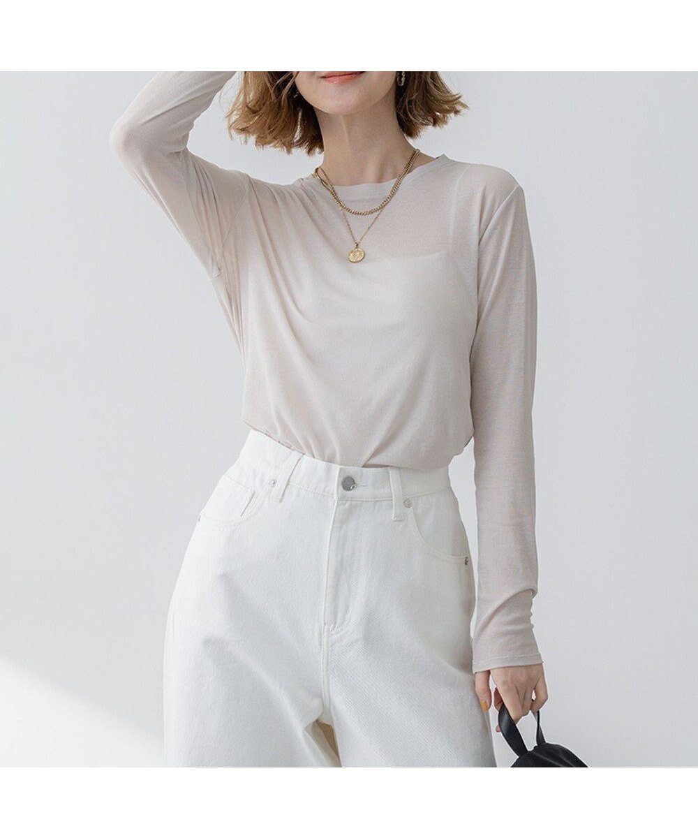 【23区/NIJYUSANKU】の【Oggi5月号掲載/洗える】シアー レイヤード TEE インテリア・キッズ・メンズ・レディースファッション・服の通販 founy(ファニー) 雑誌掲載アイテム Magazine Picks & Fashion Features ファッション雑誌 Fashion Magazines オッジ Oggi ファッション Fashion レディースファッション Fashion for Women トップス・カットソー Cut & Sew Tops シャツ・ブラウス・オフィスカジュアル Elegant Blouses & Button-Ups ロングTシャツ・Tシャツ Longline T-Shirts & Tees カットソー・ベーシックTシャツ Cut-and-Sewn Tops / Stretch Tees & Basics イエロー Yellow インナー Innerwear エアリー Airy Texture 春 Spring 洗える Machine Washable 5月号 May Issue カットソー Cut and Sewn Top コンパクト Compact, Small Size シアー Sheer, See-Through ジャケット Jacket, Outerwear 雑誌 Magazine, Fashion Magazine トレンド Trend, Trending Now A/W・秋冬 Autumn/Winter S/S・春夏 SS, Spring/Summer, Warm Season 夏 Summer エレガント 上品 Elegant ビジネス 仕事 通勤 Business / Work / Commuting 2025年 2025 2025春夏・S/S Spring/Summer 2025 SS25 ベージュ系|ID: prp329100004899612 ipo3291000000036658299