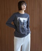 【アンフィーロ 自由区/UNFILO】のコットンスムース グラフィック ロンT 人気、トレンドファッション・服の通販 founy(ファニー) ファッション Fashion レディースファッション Fashion for Women トップス・カットソー Cut & Sew Tops シャツ・ブラウス・オフィスカジュアル Elegant Blouses & Button-Ups ロングTシャツ・Tシャツ Longline T-Shirts & Tees カットソー・ベーシックTシャツ Cut-and-Sewn Tops / Stretch Tees & Basics カットソー Cut and Sewn Top グラフィック Graphic, Graphic Design 抗菌 Antibacterial, Bacteria-Resistant シンプル Simple, Minimal ヘムライン Hemline, Bottom Cut A/W・秋冬 Autumn/Winter おすすめ Recommended / Our Picks thumbnail チャコール|ID: prp329100004902872 ipo3291000000036693762