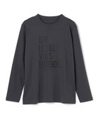 【アンフィーロ 自由区/UNFILO】のコットンスムース グラフィック ロンT 人気、トレンドファッション・服の通販 founy(ファニー) ファッション Fashion レディースファッション Fashion for Women トップス・カットソー Cut & Sew Tops シャツ・ブラウス・オフィスカジュアル Elegant Blouses & Button-Ups ロングTシャツ・Tシャツ Longline T-Shirts & Tees カットソー・ベーシックTシャツ Cut-and-Sewn Tops / Stretch Tees & Basics カットソー Cut and Sewn Top グラフィック Graphic, Graphic Design 抗菌 Antibacterial, Bacteria-Resistant シンプル Simple, Minimal ヘムライン Hemline, Bottom Cut A/W・秋冬 Autumn/Winter おすすめ Recommended / Our Picks thumbnail チャコール|ID: prp329100004902872 ipo3291000000036693766