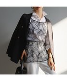 【23区/NIJYUSANKU】の【見上愛さん着用/Oggi掲載】ナイロンコットンシアーボイル ダブルジャケット ブラック系|ID: prp329100004902884 ipo3291000000036693874