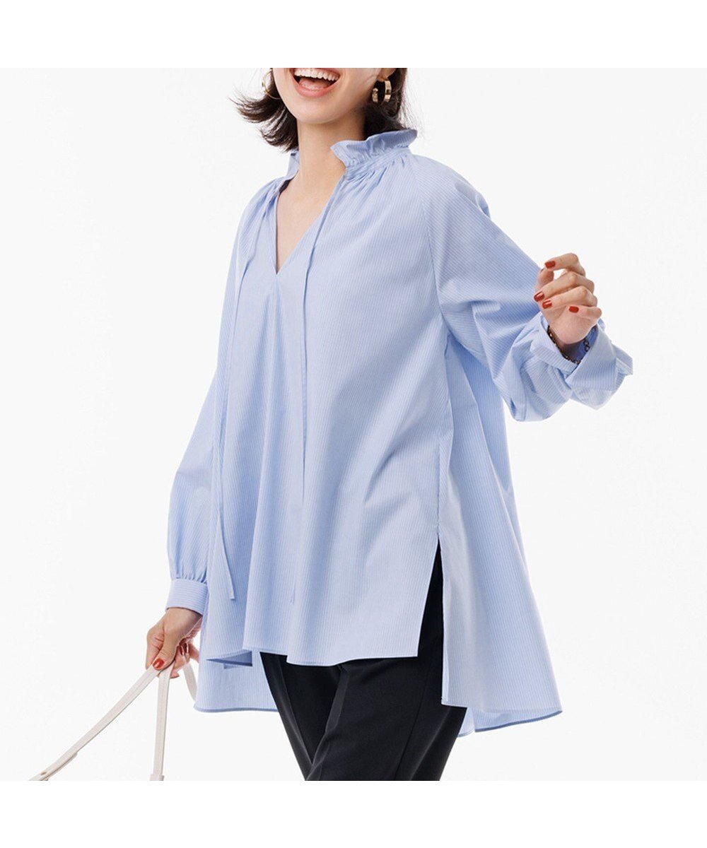 【アンフィーロ 自由区/UNFILO】のギャザーオーバーブラウス 人気、トレンドファッション・服の通販 founy(ファニー) ファッション Fashion レディースファッション Fashion for Women トップス・カットソー Cut & Sew Tops シャツ・ブラウス・オフィスカジュアル Elegant Blouses & Button-Ups おすすめ Recommended / Our Picks ギャザー Gathered, Ruffled スリット Slit, Slit Detail フリル Frill, Ruffle ボトム Bottoms, Lower Wear ミックス Mix, Mixed Style リボン Ribbon, Bow ワイド Wide, Wide Fit 抗菌 Antibacterial, Bacteria-Resistant A/W・秋冬 Autumn/Winter other-1|ID: prp329100004902885 ipo3291000000036693888