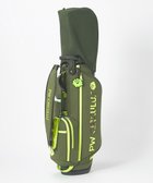 【ピーダブリュサーキュラス/PW CIRCULUS】の【UNISEX】デタッチャブル キャディバッグ 取っ手付ポーチ・シューズケース付 ゴルフ カーキ系|ID: prp329100004902935 ipo3291000000036694342