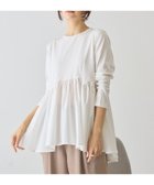 【アメリカンホリック/AMERICAN HOLIC】の布帛切替ペプラムプルオーバー 人気、トレンドファッション・服の通販 founy(ファニー) ファッション Fashion レディースファッション Fashion for Women トップス・カットソー Cut & Sew Tops シャツ・ブラウス・オフィスカジュアル Elegant Blouses & Button-Ups ロングTシャツ・Tシャツ Longline T-Shirts & Tees カジュアルプルオーバー・ニットトップス Pullovers & Knit Tops / Casual Pullovers カットソー・ベーシックTシャツ Cut-and-Sewn Tops / Stretch Tees & Basics アメリカン American Style 春 Spring カットソー Cut and Sewn Top 切替 Switching, Contrast Panel スタイリッシュ Stylish, Fashionable フィット Fit, Slim Fit フェミニン Feminine, Girly ペプラム Peplum, Flared Hem ポケット Pocket, Pocket Detail ロング Long, Long-Length S/S・春夏 SS, Spring/Summer, Warm Season 夏 Summer セレモニー Ceremony thumbnail Off White|ID: prp329100004902949 ipo3291000000036694443