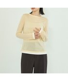 【アンフィーロ 自由区/UNFILO】のソフトウール フェイクレイヤード ロンT 人気、トレンドファッション・服の通販 founy(ファニー) ファッション Fashion レディースファッション Fashion for Women トップス・カットソー Cut & Sew Tops シャツ・ブラウス・オフィスカジュアル Elegant Blouses & Button-Ups ロングTシャツ・Tシャツ Longline T-Shirts & Tees カットソー・ベーシックTシャツ Cut-and-Sewn Tops / Stretch Tees & Basics インナー Innerwear カットソー Cut and Sewn Top コンパクト Compact, Small Size ストレッチ Stretch, Stretchy Fabric バランス Balance, Style Balance フィット Fit, Slim Fit ロング Long, Long-Length A/W・秋冬 Autumn/Winter S/S・春夏 SS, Spring/Summer, Warm Season 夏 Summer エレガント 上品 Elegant 新作・新入荷 New Arrivals / New In thumbnail クリーム|ID: prp329100004906486 ipo3291000000036736750
