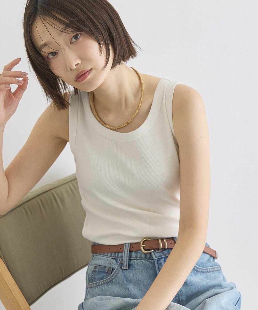 【アメリカンホリック/AMERICAN HOLIC】のテレコタンクトップ 人気、トレンドファッション・服の通販 founy(ファニー) 　ファッション　Fashion　レディースファッション　Fashion for Women　トップス・カットソー　Cut & Sew Tops　インナー　Innerwear　春　Spring　抗菌　Antibacterial, Bacteria-Resistant　タンク　Tank Top, Sleeveless Top　テレコ　Ribbed, Rib Stitch　ベーシック　Basic, Essential　ポケット　Pocket, Pocket Detail　S/S・春夏　SS, Spring/Summer, Warm Season　夏　Summer　 other-1|ID: prp329100004906514 ipo3291000000036736935