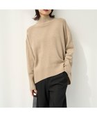 【アンフィーロ 自由区/UNFILO】のカシミヤブレンド ハイネックニット 人気、トレンドファッション・服の通販 founy(ファニー) ファッション Fashion レディースファッション Fashion for Women トップス・カットソー Cut & Sew Tops ニット Knit Tops & Sweaters ウォッシャブル Machine Washable スリット Slit, Slit Detail セーター Sweater, Knitwear ハイネック High Neck, Mock Neck ラウンド Round, Round Neck A/W・秋冬 Autumn/Winter thumbnail ベージュ|ID: prp329100004906580 ipo3291000000036737390