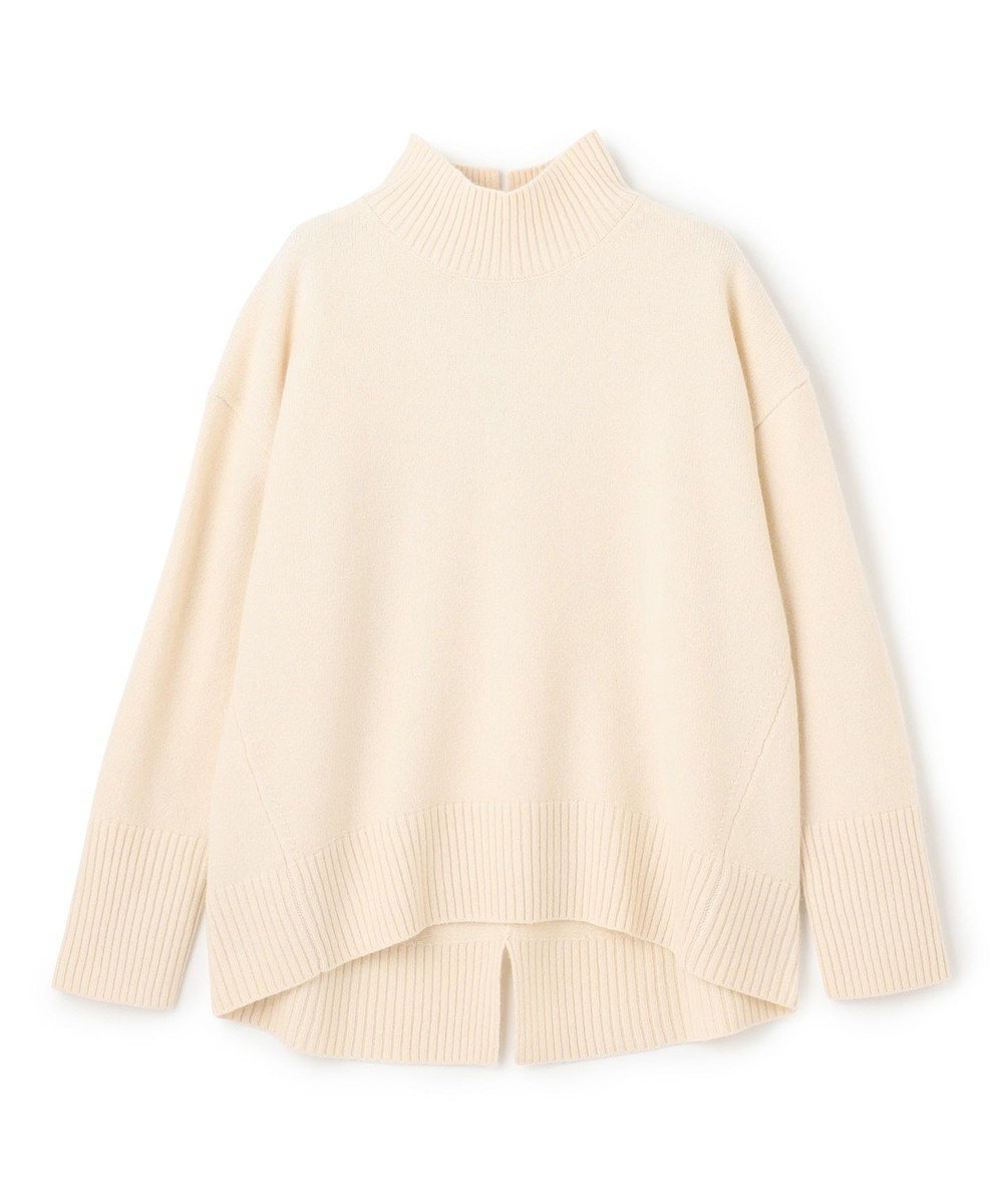 【アンフィーロ 自由区/UNFILO】のカシミヤブレンド ハイネックニット インテリア・キッズ・メンズ・レディースファッション・服の通販 founy(ファニー) 　ファッション　Fashion　レディースファッション　Fashion for Women　トップス・カットソー　Cut & Sew Tops　ニット　Knit Tops & Sweaters　ウォッシャブル　Machine Washable　スリット　Slit, Slit Detail　セーター　Sweater, Knitwear　ハイネック　High Neck, Mock Neck　ラウンド　Round, Round Neck　A/W・秋冬　Autumn/Winter　オフ|ID: prp329100004906580 ipo3291000000036737394