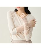 【エニー/ANY】の袖ドットチュールコンビインナー 人気、トレンドファッション・服の通販 founy(ファニー) ファッション Fashion レディースファッション Fashion for Women トップス・カットソー Cut & Sew Tops シャツ・ブラウス・オフィスカジュアル Elegant Blouses & Button-Ups ロングTシャツ・Tシャツ Longline T-Shirts & Tees カットソー・ベーシックTシャツ Cut-and-Sewn Tops / Stretch Tees & Basics カットソー Cut and Sewn Top カーディガン Cardigan, Knitwear シアー Sheer, See-Through シャーリング Shirring, Ruched ストレッチ Stretch, Stretchy Fabric チュール Tulip, Tulip Motif 夏 Summer 春 Spring S/S・春夏 SS, Spring/Summer, Warm Season thumbnail エクリュ|ID: prp329100004906594 ipo3291000000036737471