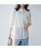 【アンフィーロ 自由区/UNFILO】のブロックレース バンドカラーシャツ 人気、トレンドファッション・服の通販 founy(ファニー) ファッション Fashion レディースファッション Fashion for Women トップス・カットソー Cut & Sew Tops シャツ・ブラウス・オフィスカジュアル Elegant Blouses & Button-Ups インナー Innerwear 春 Spring クロシェ Crochet, Knitted Lace ブロック Block, Solid Block Pattern 羽織 Haori, Light Jacket レース Lace, Lace Fabric ロング Long, Long-Length 楽ちん Easy Fit, Comfortable S/S・春夏 SS, Spring/Summer, Warm Season 再入荷 Restock / Back in Stock 夏 Summer エレガント 上品 Elegant 新作・新入荷 New Arrivals / New In thumbnail エクリュ|ID: prp329100004906596 ipo3291000000036737488