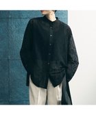 【アンフィーロ 自由区/UNFILO】のブロックレース バンドカラーシャツ 人気、トレンドファッション・服の通販 founy(ファニー) ファッション Fashion レディースファッション Fashion for Women トップス・カットソー Cut & Sew Tops シャツ・ブラウス・オフィスカジュアル Elegant Blouses & Button-Ups インナー Innerwear 春 Spring クロシェ Crochet, Knitted Lace ブロック Block, Solid Block Pattern 羽織 Haori, Light Jacket レース Lace, Lace Fabric ロング Long, Long-Length 楽ちん Easy Fit, Comfortable S/S・春夏 SS, Spring/Summer, Warm Season 再入荷 Restock / Back in Stock 夏 Summer エレガント 上品 Elegant 新作・新入荷 New Arrivals / New In thumbnail ブラック|ID: prp329100004906596 ipo3291000000036737490