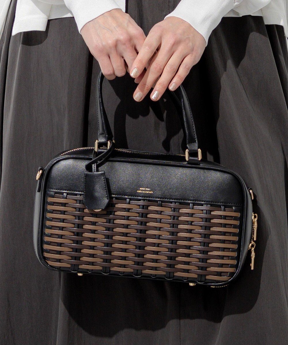 【23区/NIJYUSANKU】の【Oggi掲載】バスケットメッシュ ボストンバッグ 人気、トレンドファッション・服の通販 founy(ファニー) 　雑誌掲載アイテム　Magazine Picks & Fashion Features　ファッション雑誌　Fashion Magazines　オッジ　Oggi　ファッション　Fashion　レディースファッション　Fashion for Women　バッグ　Bags　5月号　May Issue　シンプル　Simple, Minimal　雑誌　Magazine, Fashion Magazine　デニム　Denim, Jeans Material　トレンド　Trend, Trending Now　バケツ　Bucket, Bucket Style　バスケット　Basket, Basket Bag　ボストン　Boston　ボストンバッグ　Boston Bag, Retro Bag　ボトム　Bottoms, Lower Wear　メッシュ　Mesh, Net Fabric　S/S・春夏　SS, Spring/Summer, Warm Season　夏　Summer　エレガント 上品　Elegant　2026年　2026　 other-1|ID: prp329100004906618 ipo3291000000036737647