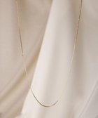 【23区/NIJYUSANKU】のラリエット ネックレス 人気、トレンドファッション・服の通販 founy(ファニー) ファッション Fashion レディースファッション Fashion for Women ジュエリー Jewelry ネックレス Necklaces & Pendants アクセサリー Fashion Accessories カットソー Cut and Sewn Top シルバー Silver, Metallic Silver シンプル Simple, Minimal チェーン Chain, Chain Strap ネックレス Necklace, Pendant Necklace バランス Balance, Style Balance エレガント 上品 Elegant thumbnail ゴールド系|ID: prp329100004907792 ipo3291000000036757127