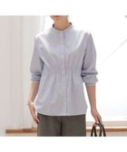 【ジェイ プレス/J.PRESS】の【WEB限定】ストライプ シャーリング ブラウス 人気、トレンドファッション・服の通販 founy(ファニー) ファッション Fashion レディースファッション Fashion for Women トップス・カットソー Cut & Sew Tops シャツ・ブラウス・オフィスカジュアル Elegant Blouses & Button-Ups イエロー Yellow シャーリング Shirring, Ruched ストライプ Stripe, Striped Pattern 羽織 Haori, Light Jacket ミックス Mix, Mixed Style A/W・秋冬 Autumn/Winter S/S・春夏 SS, Spring/Summer, Warm Season 夏 Summer thumbnail 【WEB限定】サックスストライプ系|ID: prp329100004907797 ipo3291000000036757173