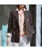 【23区/NIJYUSANKU】の【CanCam掲載】リネンレーヨンストレッチ ダブルジャケット 人気、トレンドファッション・服の通販 founy(ファニー) 雑誌掲載アイテム Magazine Picks & Fashion Features ファッション雑誌 Fashion Magazines キャンキャン CanCam ファッション Fashion レディースファッション Fashion for Women アウター Coat / Outerwear Collection レディースジャケット・軽アウター Jackets 春 Spring 4月号 April Issue ジャケット Jacket, Outerwear ストレッチ Stretch, Stretchy Fabric セットアップ Set-Up, Coordinated Outfit 雑誌 Magazine, Fashion Magazine ダブル Double, Double-Breasted デニム Denim, Jeans Material フロント Front, Front Design リネン Linen, Linen Fabric リラックス Relax, Relaxed Fit S/S・春夏 SS, Spring/Summer, Warm Season おすすめ Recommended / Our Picks 夏 Summer エレガント 上品 Elegant 2026年 2026 |ID:prp329100004910717