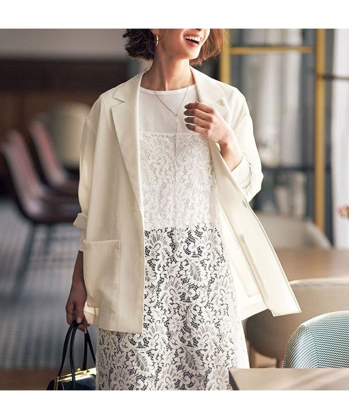 【アンフィーロ 自由区/UNFILO】のシアー オーバージャケット インテリア・キッズ・メンズ・レディースファッション・服の通販 founy(ファニー) https://founy.com/ ファッション Fashion レディースファッション Fashion for Women アウター Coat / Outerwear Collection レディースジャケット・軽アウター Jackets テーラードジャケット / 通勤・きれいめスタイル Tailored Jackets & Blazers 春 Spring 軽量 Lightweight, Ultra Light シアー Sheer, See-Through ジャケット Jacket, Outerwear 長袖 Long Sleeve, Full Sleeve メランジ Melange, Mixed Yarn S/S・春夏 SS, Spring/Summer, Warm Season 再入荷 Restock / Back in Stock 夏 Summer 新作・新入荷 New Arrivals / New In |ID: prp329100004910764 ipo3291000000036795276