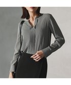 【アイシービー/iCB】の【新色追加・WEB限定】BackSatinAmunzen キーネックブラウス 人気、トレンドファッション・服の通販 founy(ファニー) ファッション Fashion レディースファッション Fashion for Women トップス・カットソー Cut & Sew Tops シャツ・ブラウス・オフィスカジュアル Elegant Blouses & Button-Ups インナー Innerwear サテン Satin, Glossy Fabric ジャケット Jacket, Outerwear ストライプ Stripe, Striped Pattern チェーン Chain, Chain Strap 人気 Popular, Best Seller ハイネック High Neck, Mock Neck プリント Print, Printed Pattern ボトム Bottoms, Lower Wear A/W・秋冬 Autumn/Winter おすすめ Recommended / Our Picks セレモニー Ceremony ビジネス 仕事 通勤 Business / Work / Commuting 2025年 2025 2025-2026秋冬・A/W Autumn/Winter 2025–26 AW25–26 thumbnail モノクロミックス柄|ID: prp329100004910771 ipo3291000000036795358