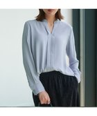 【アイシービー/iCB】の【新色追加・WEB限定】BackSatinAmunzen キーネックブラウス 人気、トレンドファッション・服の通販 founy(ファニー) ファッション Fashion レディースファッション Fashion for Women トップス・カットソー Cut & Sew Tops シャツ・ブラウス・オフィスカジュアル Elegant Blouses & Button-Ups インナー Innerwear サテン Satin, Glossy Fabric ジャケット Jacket, Outerwear ストライプ Stripe, Striped Pattern チェーン Chain, Chain Strap 人気 Popular, Best Seller ハイネック High Neck, Mock Neck プリント Print, Printed Pattern ボトム Bottoms, Lower Wear A/W・秋冬 Autumn/Winter おすすめ Recommended / Our Picks セレモニー Ceremony ビジネス 仕事 通勤 Business / Work / Commuting 2025年 2025 2025-2026秋冬・A/W Autumn/Winter 2025–26 AW25–26 thumbnail サックスグレー|ID: prp329100004910771 ipo3291000000036795360