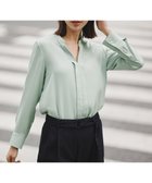 【アイシービー/iCB】の【新色追加・WEB限定】BackSatinAmunzen キーネックブラウス 人気、トレンドファッション・服の通販 founy(ファニー) ファッション Fashion レディースファッション Fashion for Women トップス・カットソー Cut & Sew Tops シャツ・ブラウス・オフィスカジュアル Elegant Blouses & Button-Ups インナー Innerwear サテン Satin, Glossy Fabric ジャケット Jacket, Outerwear ストライプ Stripe, Striped Pattern チェーン Chain, Chain Strap 人気 Popular, Best Seller ハイネック High Neck, Mock Neck プリント Print, Printed Pattern ボトム Bottoms, Lower Wear A/W・秋冬 Autumn/Winter おすすめ Recommended / Our Picks セレモニー Ceremony ビジネス 仕事 通勤 Business / Work / Commuting 2025年 2025 2025-2026秋冬・A/W Autumn/Winter 2025–26 AW25–26 thumbnail スモークグリーン|ID: prp329100004910771 ipo3291000000036795361