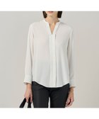 【アイシービー/iCB】の【新色追加・WEB限定】BackSatinAmunzen キーネックブラウス 人気、トレンドファッション・服の通販 founy(ファニー) ファッション Fashion レディースファッション Fashion for Women トップス・カットソー Cut & Sew Tops シャツ・ブラウス・オフィスカジュアル Elegant Blouses & Button-Ups インナー Innerwear サテン Satin, Glossy Fabric ジャケット Jacket, Outerwear ストライプ Stripe, Striped Pattern チェーン Chain, Chain Strap 人気 Popular, Best Seller ハイネック High Neck, Mock Neck プリント Print, Printed Pattern ボトム Bottoms, Lower Wear A/W・秋冬 Autumn/Winter おすすめ Recommended / Our Picks セレモニー Ceremony ビジネス 仕事 通勤 Business / Work / Commuting 2025年 2025 2025-2026秋冬・A/W Autumn/Winter 2025–26 AW25–26 thumbnail オフホワイト|ID: prp329100004910771 ipo3291000000036795377