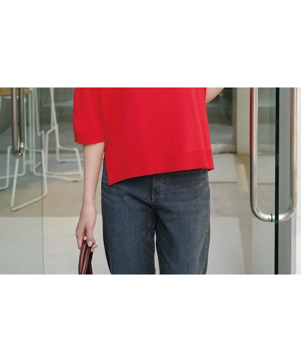 【アンフィーロ 自由区/UNFILO】のスゴ機能美ニット ハーフスリーブ 人気、トレンドファッション・服の通販 founy(ファニー) ファッション Fashion レディースファッション Fashion for Women トップス・カットソー Cut & Sew Tops ニット Knit Tops & Sweaters ウォッシャブル Machine Washable 春 Spring 秋 Autumn キャミソール Camisole, Spaghetti Strap Top コンパクト Compact, Small Size 抗菌 Antibacterial, Bacteria-Resistant スクエア Square, Square Shape ストレッチ Stretch, Stretchy Fabric スリット Slit, Slit Detail スリーブ Sleeve, Long Sleeve / Short Sleeve セーター Sweater, Knitwear ハーフ Half, Half-Length ヘムライン Hemline, Bottom Cut ボトム Bottoms, Lower Wear S/S・春夏 SS, Spring/Summer, Warm Season 再入荷 Restock / Back in Stock 夏 Summer エレガント 上品 Elegant 新作・新入荷 New Arrivals / New In other-1|ID: prp329100004910812 ipo3291000000036795891