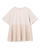 【アンフィーロ 自由区/UNFILO】の【VERY掲載】BEAUTY FORM-T コンビティアード Tシャツ グレージュ|ID: prp329100004910833 ipo3291000000036796217