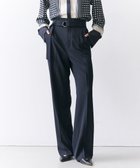 【ベイジ,/BEIGE,】の【セットアップ対応・BAILA掲載】SPHENE / ハイウエストDカンストレートパンツ Navy|ID: prp329100004910854 ipo3291000000036796493