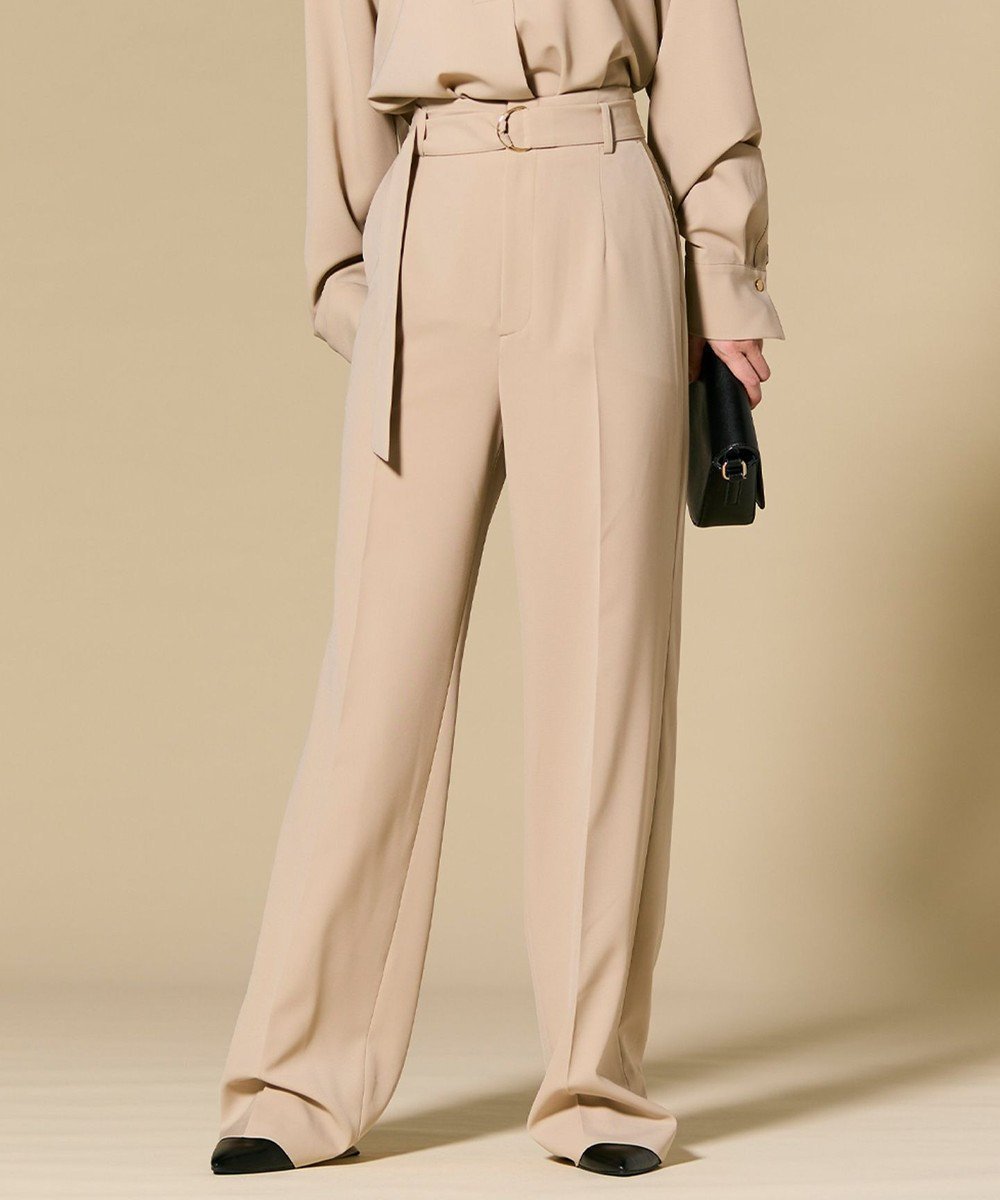 【ベイジ,/BEIGE,】の【セットアップ対応・BAILA掲載】SPHENE / ハイウエストDカンストレートパンツ インテリア・キッズ・メンズ・レディースファッション・服の通販 founy(ファニー) 　雑誌掲載アイテム　Magazine Picks & Fashion Features　ファッション雑誌　Fashion Magazines　バイラ　BAILA　ファッション　Fashion　レディースファッション　Fashion for Women　セットアップ　Matching Sets　レディースパンツ・ボトムス　Pants & Trousers / Bottoms　オケージョン　Occasion Wear　洗える　Machine Washable　4月号　April Issue　シューズ　Shoes, Footwear　シンプル　Simple, Minimal　ジャケット　Jacket, Outerwear　ストレッチ　Stretch, Stretchy Fabric　ストレート　Straight, Straight Cut　セットアップ　Set-Up, Coordinated Outfit　雑誌　Magazine, Fashion Magazine　ツイル　Twist, Twisted Detail　フラット　Flat, Flat Shoes　ロング　Long, Long-Length　ワイド　Wide, Wide Fit　A/W・秋冬　Autumn/Winter　S/S・春夏　SS, Spring/Summer, Warm Season　夏　Summer　エレガント 上品　Elegant　Beige|ID: prp329100004910854 ipo3291000000036796498