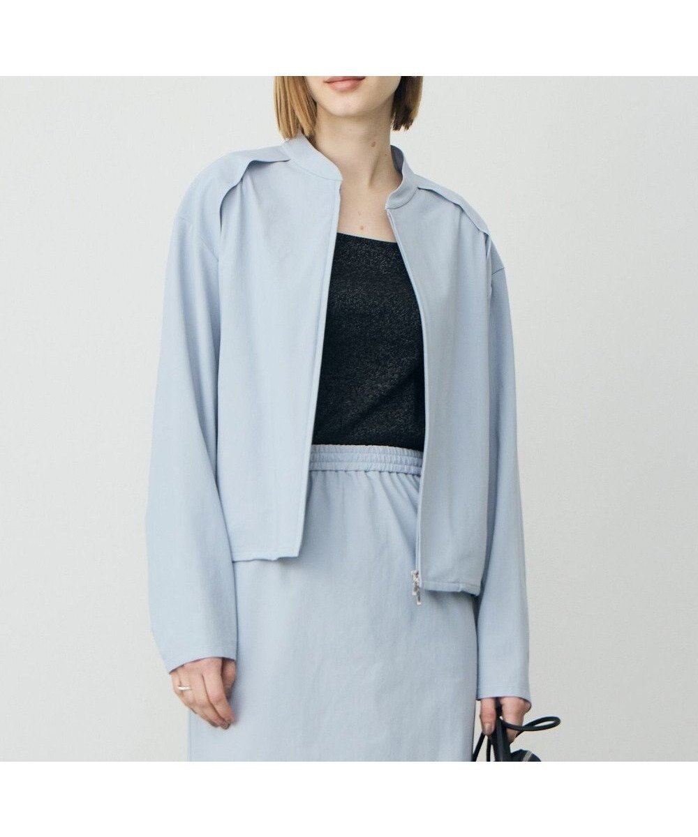 【アイシービー/iCB】の【先行予約】 アトラストリコット ジップアップブルゾン インテリア・キッズ・メンズ・レディースファッション・服の通販 founy(ファニー) ファッション Fashion レディースファッション Fashion for Women アウター Coat / Outerwear Collection レディースジャケット・軽アウター Jackets ブルゾンジャケット・スポーティアウター Blouson Jackets 春 Spring ジャケット Jacket, Outerwear ストレッチ Stretch, Stretchy Fabric セットアップ Set-Up, Coordinated Outfit ブルゾン Blouson, Bomber Jacket メッシュ Mesh, Net Fabric ヨーク Yoke, Yoke Design S/S・春夏 SS, Spring/Summer, Warm Season 夏 Summer 旅行 Travel 2026年 2026 サックスグレー|ID: prp329100004910858 ipo3291000000036796543
