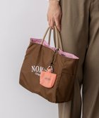 【23区/NIJYUSANKU】の【23区別注/WEB 一部店舗限定】NOMADIS SAC ストライプ ロゴ トートバッグ 人気、トレンドファッション・服の通販 founy(ファニー) ファッション Fashion レディースファッション Fashion for Women バッグ Bags イエロー Yellow 春 Spring ストライプ Stripe, Striped Pattern デニム Denim, Jeans Material プリント Print, Printed Pattern ベーシック Basic, Essential ポケット Pocket, Pocket Detail 別注 Limited Edition, Custom Order リバーシブル Reversible, Two-Sided S/S・春夏 SS, Spring/Summer, Warm Season 夏 Summer 2026年 2026 thumbnail ブラウン系|ID: prp329100004910862 ipo3291000000036796574