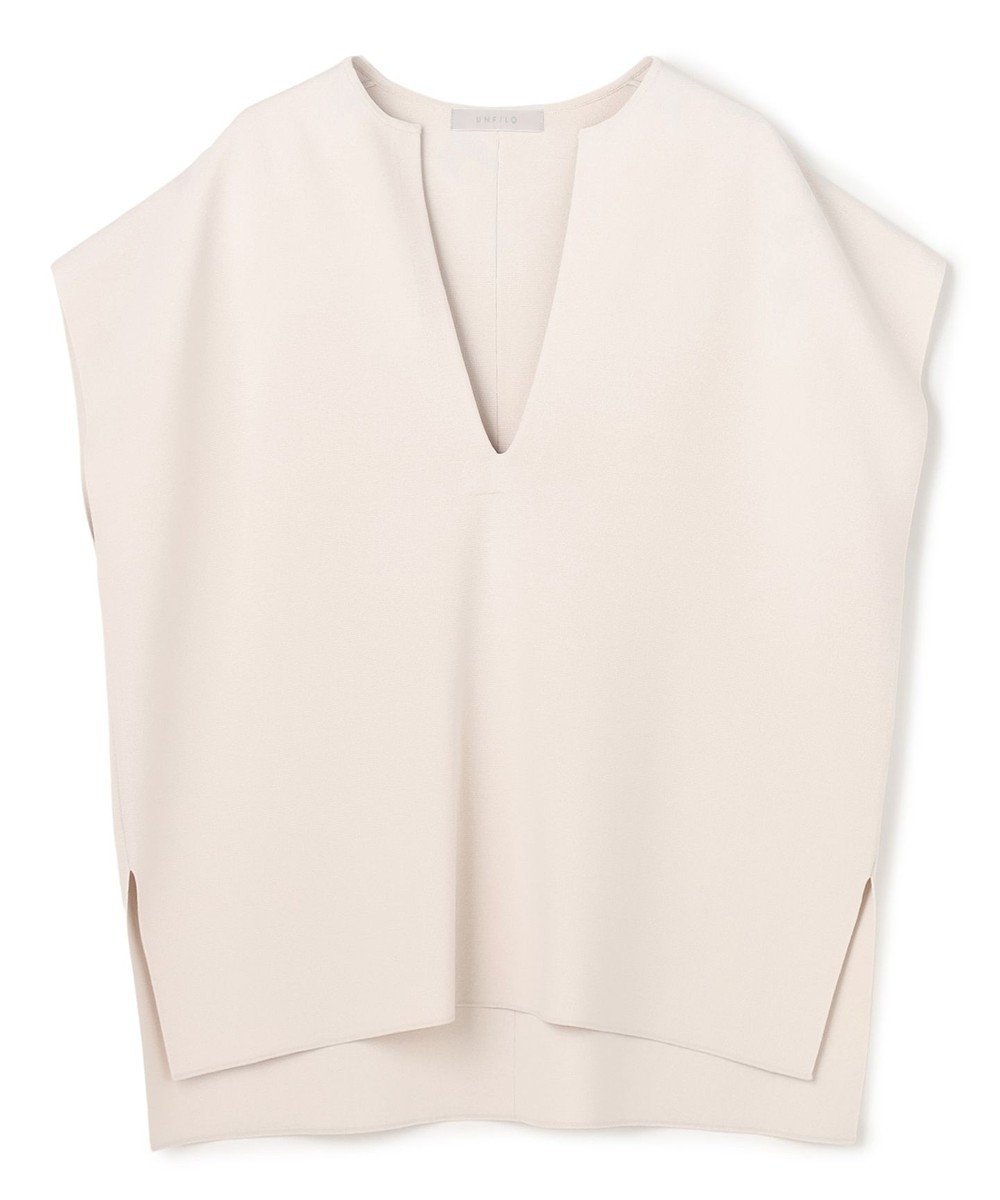 【アンフィーロ 自由区/UNFILO】の【WEB限定カラー】スゴ機能美ニット キーネック ジレ インテリア・キッズ・メンズ・レディースファッション・服の通販 founy(ファニー) 　ファッション　Fashion　レディースファッション　Fashion for Women　アウター　Coat / Outerwear Collection　トップス・カットソー　Cut & Sew Tops　ニット　Knit Tops & Sweaters　ベスト&ジレ / 重ね着スタイル　Vests & Gilets　インナー　Innerwear　ウォッシャブル　Machine Washable　春　Spring　キャミソール　Camisole, Spaghetti Strap Top　クール　Cool, Chic　コンパクト　Compact, Small Size　抗菌　Antibacterial, Bacteria-Resistant　スクエア　Square, Square Shape　ストレッチ　Stretch, Stretchy Fabric　スリーブ　Sleeve, Long Sleeve / Short Sleeve　セーター　Sweater, Knitwear　タンク　Tank Top, Sleeveless Top　ハーフ　Half, Half-Length　フォルム　Silhouette, Form　フロント　Front, Front Design　ヘムライン　Hemline, Bottom Cut　ベスト　Vest, Waistcoat　ボトム　Bottoms, Lower Wear　ミドル　Middle Length, Mid Height　S/S・春夏　SS, Spring/Summer, Warm Season　再入荷　Restock / Back in Stock　夏　Summer　新作・新入荷　New Arrivals / New In　グレージュ|ID: prp329100004910878 ipo3291000000036796729