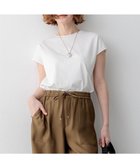 【23区/NIJYUSANKU】の【WEB 一部店舗限定カラーあり】スビンハイツイスト フレンチスリーブ Tシャツ 人気、トレンドファッション・服の通販 founy(ファニー) ファッション Fashion レディースファッション Fashion for Women トップス・カットソー Cut & Sew Tops シャツ・ブラウス・オフィスカジュアル Elegant Blouses & Button-Ups ロングTシャツ・Tシャツ Longline T-Shirts & Tees カットソー・ベーシックTシャツ Cut-and-Sewn Tops / Stretch Tees & Basics アンサンブル Ensemble Set インナー Innerwear 春 Spring カットソー Cut and Sewn Top カーディガン Cardigan, Knitwear ジャケット Jacket, Outerwear スリーブ Sleeve, Long Sleeve / Short Sleeve フレンチ French, French Style リラックス Relax, Relaxed Fit S/S・春夏 SS, Spring/Summer, Warm Season 夏 Summer エレガント 上品 Elegant 2026年 2026 thumbnail ホワイト系|ID: prp329100004910889 ipo3291000000036796828