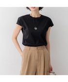 【23区/NIJYUSANKU】の【WEB 一部店舗限定カラーあり】スビンハイツイスト フレンチスリーブ Tシャツ 人気、トレンドファッション・服の通販 founy(ファニー) ファッション Fashion レディースファッション Fashion for Women トップス・カットソー Cut & Sew Tops シャツ・ブラウス・オフィスカジュアル Elegant Blouses & Button-Ups ロングTシャツ・Tシャツ Longline T-Shirts & Tees カットソー・ベーシックTシャツ Cut-and-Sewn Tops / Stretch Tees & Basics アンサンブル Ensemble Set インナー Innerwear 春 Spring カットソー Cut and Sewn Top カーディガン Cardigan, Knitwear ジャケット Jacket, Outerwear スリーブ Sleeve, Long Sleeve / Short Sleeve フレンチ French, French Style リラックス Relax, Relaxed Fit S/S・春夏 SS, Spring/Summer, Warm Season 夏 Summer エレガント 上品 Elegant 2026年 2026 thumbnail ブラック系|ID: prp329100004910889 ipo3291000000036796830