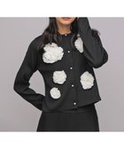 【組曲/KUMIKYOKU】の【組曲×setsuko sagittaire】ボンボンフラワーニット カーディガン 人気、トレンドファッション・服の通販 founy(ファニー) ファッション Fashion レディースファッション Fashion for Women トップス・カットソー Cut & Sew Tops ニット Knit Tops & Sweaters カーディガン・羽織り Layered Style Cardigans 春 Spring 秋 Autumn カーディガン Cardigan, Knitwear クロップド Cropped, Short Length コンパクト Compact, Small Size ジャケット Jacket, Outerwear デニム Denim, Jeans Material 人気 Popular, Best Seller バランス Balance, Style Balance パール Pearl, Pearl Accent フォルム Silhouette, Form フラワー Flower, Floral フリル Frill, Ruffle ボトム Bottoms, Lower Wear モダン Modern, Contemporary モチーフ Motif, Design Theme S/S・春夏 SS, Spring/Summer, Warm Season 夏 Summer エレガント 上品 Elegant 2026年 2026 thumbnail ブラック系|ID: prp329100004914339 ipo3291000000036829359