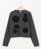 【組曲/KUMIKYOKU】の【組曲×setsuko sagittaire】ボンボンフラワーニット カーディガン 人気、トレンドファッション・服の通販 founy(ファニー) ファッション Fashion レディースファッション Fashion for Women トップス・カットソー Cut & Sew Tops ニット Knit Tops & Sweaters カーディガン・羽織り Layered Style Cardigans 春 Spring 秋 Autumn カーディガン Cardigan, Knitwear クロップド Cropped, Short Length コンパクト Compact, Small Size ジャケット Jacket, Outerwear デニム Denim, Jeans Material 人気 Popular, Best Seller バランス Balance, Style Balance パール Pearl, Pearl Accent フォルム Silhouette, Form フラワー Flower, Floral フリル Frill, Ruffle ボトム Bottoms, Lower Wear モダン Modern, Contemporary モチーフ Motif, Design Theme S/S・春夏 SS, Spring/Summer, Warm Season 夏 Summer エレガント 上品 Elegant 2026年 2026 thumbnail グレー系|ID: prp329100004914339 ipo3291000000036829361