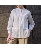 【ジェイ プレス/J.PRESS】のエニーブロード レース ブラウス オフホワイト系|ID: prp329100004914358 ipo3291000000036829513