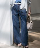 【23区/NIJYUSANKU】の【見上愛さん着用】23区 Summer DENIM ベイカーパンツ 人気、トレンドファッション・服の通販 founy(ファニー) ファッション Fashion レディースファッション Fashion for Women パンツ Pants & Trousers デニムパンツ・ジーンズ・美脚デニム Denim Jeans & Pants インディゴ Indigo Denim 春 Spring サマー Summer, Summer Style スタイリッシュ Stylish, Fashionable ストレッチ Stretch, Stretchy Fabric ストレート Straight, Straight Cut デニム Denim, Jeans Material トレンド Trend, Trending Now フロント Front, Front Design ブリーチ Bleach, Washed Finish プリント Print, Printed Pattern ポケット Pocket, Pocket Detail ワイド Wide, Wide Fit S/S・春夏 SS, Spring/Summer, Warm Season おすすめ Recommended / Our Picks 日本製 Made In Japan 夏 Summer 2026年 2026 thumbnail インディゴ系|ID: prp329100004914383 ipo3291000000036829725