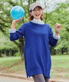 【ティアクラッセ/Tiaclasse】の【安田美沙子さん着用・選べる2type】もちニットチュニック ボートネック:ダークブルー|ID: prp329100004914392 ipo3291000000036829813