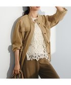 【23区/NIJYUSANKU】の【見上愛さん着用】リネンミックスシアースラブ ミリタリー シャツジャケット 人気、トレンドファッション・服の通販 founy(ファニー) ファッション Fashion レディースファッション Fashion for Women アウター Coat / Outerwear Collection レディースジャケット・軽アウター Jackets 春 Spring ギャザー Gathered, Ruffled シアー Sheer, See-Through ジャケット Jacket, Outerwear ドローコード Drawcord, Drawstring Cord バランス Balance, Style Balance ポケット Pocket, Pocket Detail ミックス Mix, Mixed Style ミリタリー Military, Army Style リネン Linen, Linen Fabric リラックス Relax, Relaxed Fit S/S・春夏 SS, Spring/Summer, Warm Season 夏 Summer エレガント 上品 Elegant 2026年 2026 thumbnail ベージュ系|ID: prp329100004914432 ipo3291000000036830115