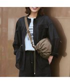 【23区/NIJYUSANKU】の【見上愛さん着用】リネンミックスシアースラブ ミリタリー シャツジャケット 人気、トレンドファッション・服の通販 founy(ファニー) ファッション Fashion レディースファッション Fashion for Women アウター Coat / Outerwear Collection レディースジャケット・軽アウター Jackets 春 Spring ギャザー Gathered, Ruffled シアー Sheer, See-Through ジャケット Jacket, Outerwear ドローコード Drawcord, Drawstring Cord バランス Balance, Style Balance ポケット Pocket, Pocket Detail ミックス Mix, Mixed Style ミリタリー Military, Army Style リネン Linen, Linen Fabric リラックス Relax, Relaxed Fit S/S・春夏 SS, Spring/Summer, Warm Season 夏 Summer エレガント 上品 Elegant 2026年 2026 thumbnail ブラック系|ID: prp329100004914432 ipo3291000000036830119