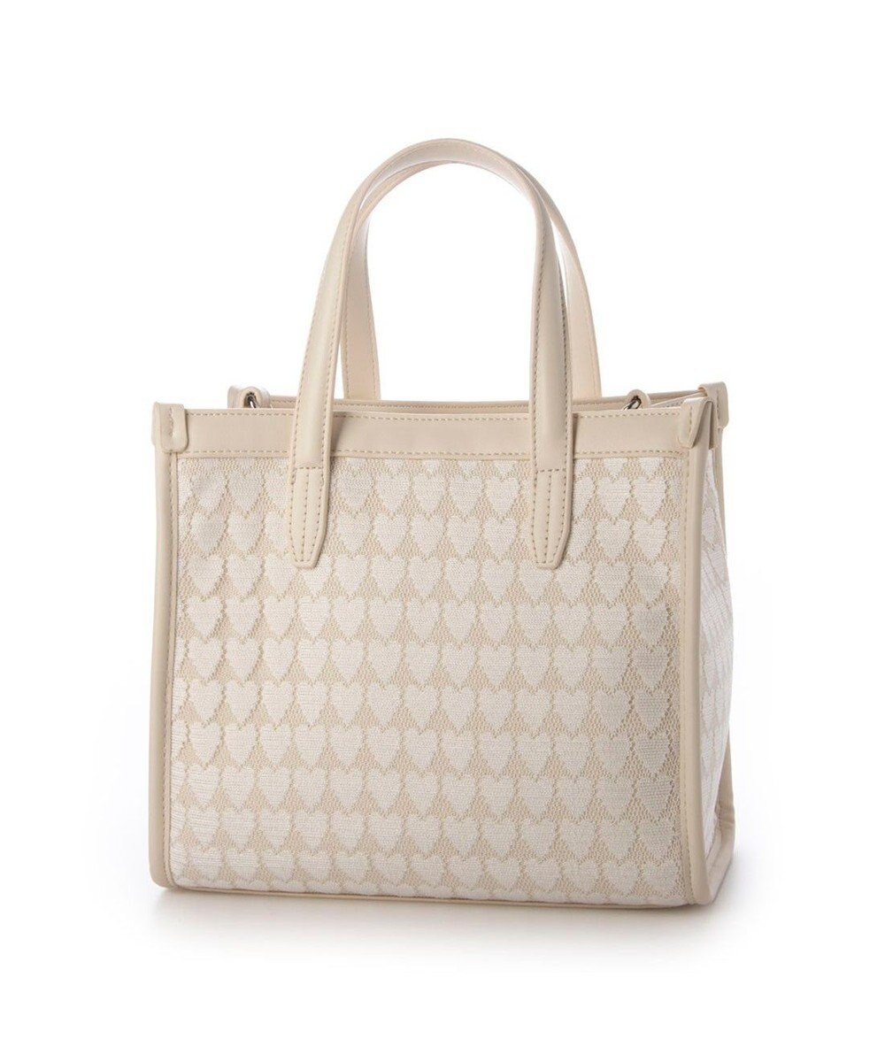 【アンビリオン/UNBILLION】のカシュカシュ cachecache / ハート柄レーススクエア2wayトート インテリア・キッズ・メンズ・レディースファッション・服の通販 founy(ファニー) ファッション Fashion レディースファッション Fashion for Women バッグ Bags カラフル Colorful Design ショルダー Shoulder, Shoulder Strap シンプル Simple, Minimal スクエア Square, Square Shape 財布 Wallet, Purse ハンド Hand, Handmade ミックス Mix, Mixed Style モチーフ Motif, Design Theme モノトーン Monotone, Black and White レース Lace, Lace Fabric 再入荷 Restock / Back in Stock アイボリー|ID: prp329100004914447 ipo3291000000036830308