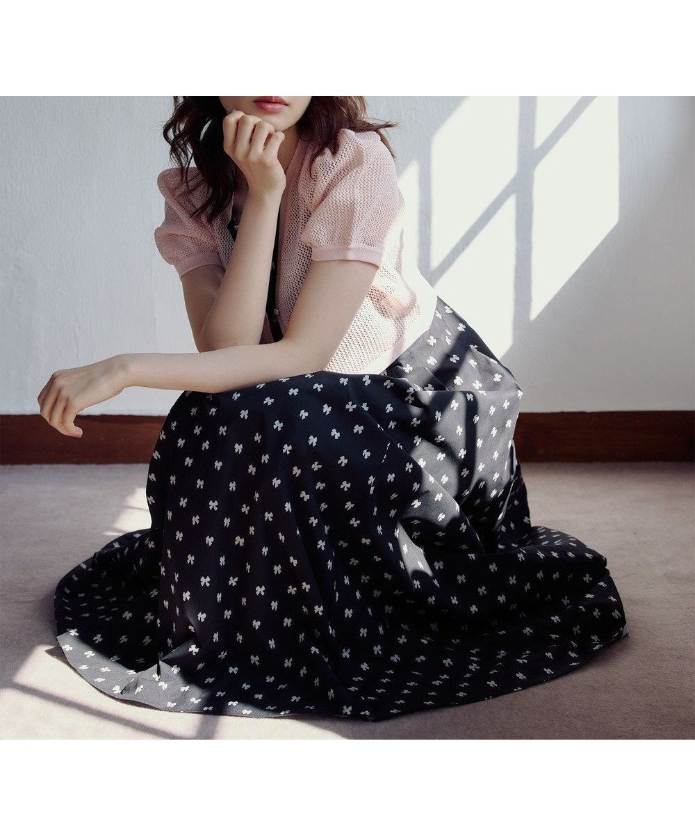 【トッカ/TOCCA】の【星風まどかコラボ・00サイズあり】SKIPPING RIBBON ドレス インテリア・キッズ・メンズ・レディースファッション・服の通販 founy(ファニー) ファッション Fashion レディースファッション Fashion for Women ワンピース Dresses フォーマル・パーティードレス・結婚式用ドレス Elegant & Casual Dresses 春 Spring カーディガン Cardigan, Knitwear ドレス Dress, One-Piece プリント Print, Printed Pattern ボレロ Bolero, Short Cardigan モチーフ Motif, Design Theme リボン Ribbon, Bow S/S・春夏 SS, Spring/Summer, Warm Season 夏 Summer 2026年 2026 ブラック系5|ID: prp329100004917023 ipo3291000000036866751