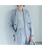 【アイシービー/iCB】のLooseWeave ダブルブレストジャケット スモーキーサックス|ID: prp329100004917037 ipo3291000000036867014
