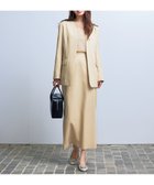 【アンフィーロ 自由区/UNFILO】のIラインスカート 人気、トレンドファッション・服の通販 founy(ファニー) ファッション Fashion レディースファッション Fashion for Women スカート Skirts おすすめ Recommended / Our Picks ウォッシャブル Machine Washable シンプル Simple, Minimal ジャケット Jacket, Outerwear スリット Slit, Slit Detail セットアップ Set-Up, Coordinated Outfit フロント Front, Front Design ワイド Wide, Wide Fit 夏 Summer 春 Spring S/S・春夏 SS, Spring/Summer, Warm Season 軽量 Lightweight, Ultra Light ビジネス 仕事 通勤 Business / Work / Commuting thumbnail ベージュ|ID: prp329100004917048 ipo3291000000036867225