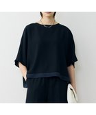 【アイシービー/iCB】の【WEB限定カラーあり】 FluidBackSatin クロップドブラウス 人気、トレンドファッション・服の通販 founy(ファニー) ファッション Fashion レディースファッション Fashion for Women トップス・カットソー Cut & Sew Tops シャツ・ブラウス・オフィスカジュアル Elegant Blouses & Button-Ups 春 Spring クロップド Cropped, Short Length サテン Satin, Glossy Fabric シンプル Simple, Minimal スリーブ Sleeve, Long Sleeve / Short Sleeve セットアップ Set-Up, Coordinated Outfit なめらか Smooth, Silky Texture バランス Balance, Style Balance ワイド Wide, Wide Fit ワーク Workwear, Utility Style S/S・春夏 SS, Spring/Summer, Warm Season おすすめ Recommended / Our Picks 夏 Summer エレガント 上品 Elegant 2026年 2026 thumbnail ネイビー[WEB限定]|ID: prp329100004917079 ipo3291000000036867793