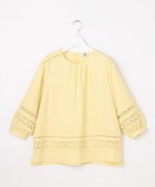 【ジェイ プレス/J.PRESS】のスパンソフトクロス刺繍 ブラウス 人気、トレンドファッション・服の通販 founy(ファニー) ファッション Fashion レディースファッション Fashion for Women トップス・カットソー Cut & Sew Tops シャツ・ブラウス・オフィスカジュアル Elegant Blouses & Button-Ups イエロー Yellow 春 Spring デコルテ Décolleté, Neckline デニム Denim, Jeans Material レース Lace, Lace Fabric S/S・春夏 SS, Spring/Summer, Warm Season 夏 Summer エレガント 上品 Elegant thumbnail イエロー系|ID: prp329100004917080 ipo3291000000036867822