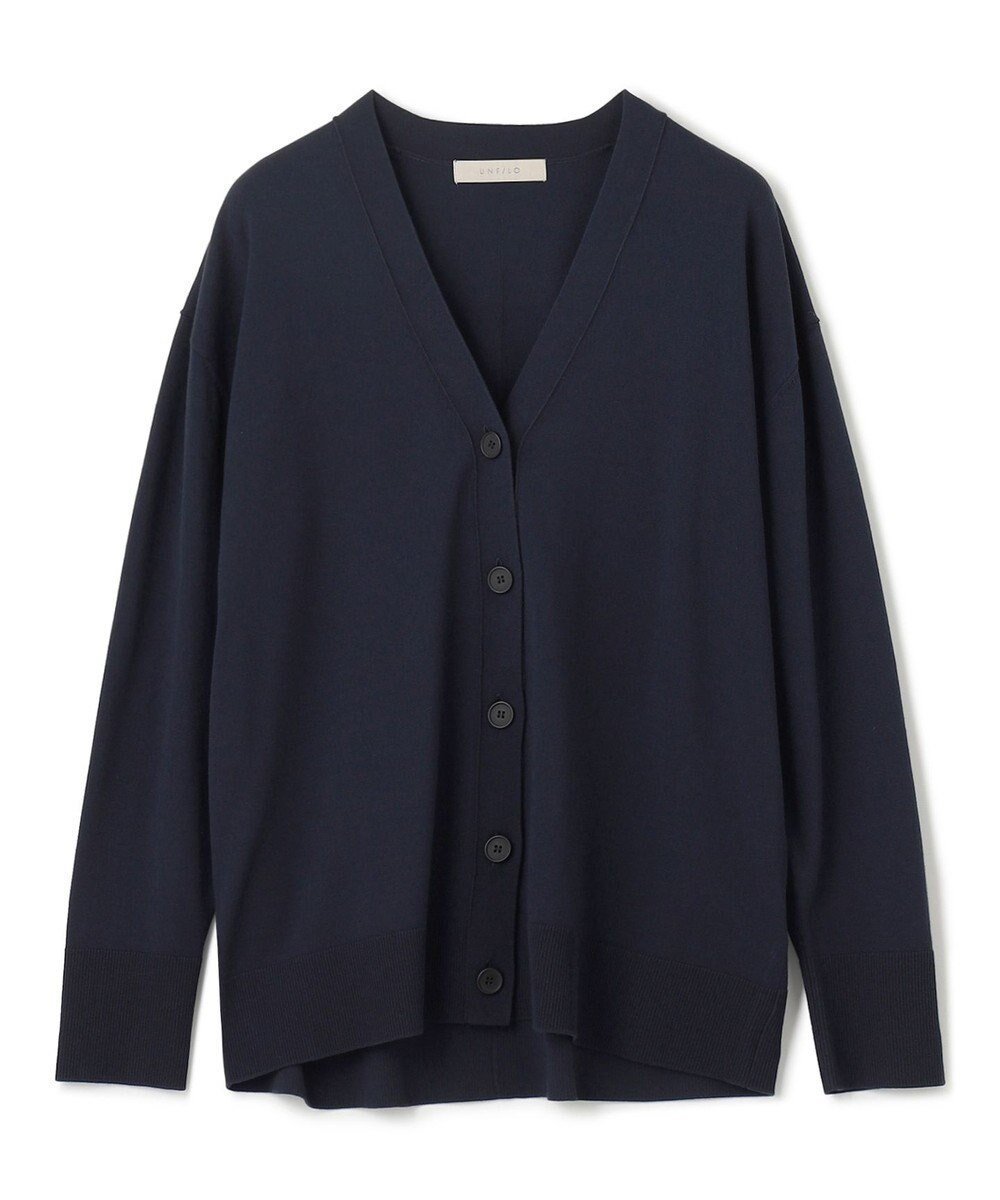 【アンフィーロ 自由区/UNFILO】の【新色追加】マイビューティニット カーディガン インテリア・キッズ・メンズ・レディースファッション・服の通販 founy(ファニー) 　ファッション　Fashion　レディースファッション　Fashion for Women　トップス・カットソー　Cut & Sew Tops　ニット　Knit Tops & Sweaters　カーディガン・羽織り　Layered Style Cardigans　ウォッシャブル　Machine Washable　カーディガン　Cardigan, Knitwear　抗菌　Antibacterial, Bacteria-Resistant　タートルネック　Turtleneck, High Neck　ツイスト　Tweed, Tweed Fabric　ペプラム　Peplum, Flared Hem　リラックス　Relax, Relaxed Fit　A/W・秋冬　Autumn/Winter　S/S・春夏　SS, Spring/Summer, Warm Season　夏　Summer　ネイビー|ID: prp329100004918008 ipo3291000000036886774